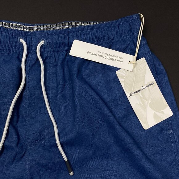 NWT - Tommy Bahama Swim Trunk - Blue - UPF 30 Protection - Small - Picture 2 of 4